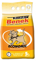 CERTECH Super Benek Economic - żwirek dla kota zbrylający 5 l