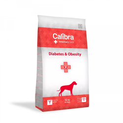 CALIBRA Veterinary Diets Dog Diabetes&Obesity - sucha karma dla psa - 12 kg