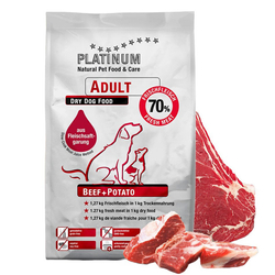 PLATINUM Beef Potato - półwilgotna karma dla psa - 1,5 kg