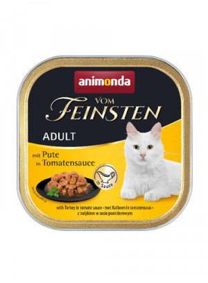 ANIMONDA Vom Feinsten Adult Classic Cat indyk w pomidorowym sosie - mokra karma dla kota - 100 g