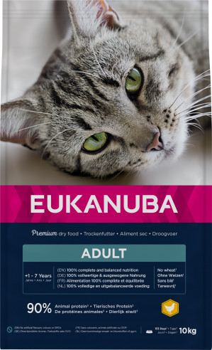 EUKANUBA Adult Kurczak - sucha karma dla kota - 10kg