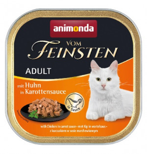 ANIMONDA Vom Feinsten Adult Classic Cat kurczak w sosie marchewkowym - mokra karma dla kota - 100 g