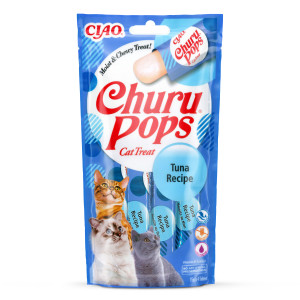 INABA Churu Pops Tuńczyk - przysmak dla kota - 4x15 g