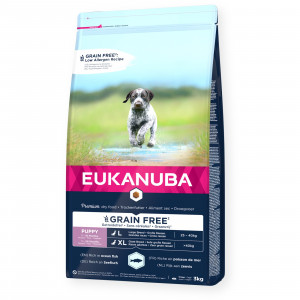 EUKANUBA Premium Grain Free Puppy Medium & Large Ocean fish - sucha karma dla psa - 12kg