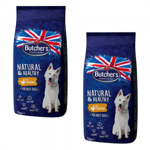 BUTCHER'S Natural & Healthy - sucha karma dla psa - 2x3kg