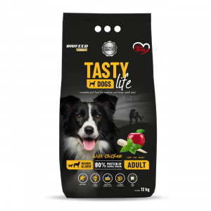 BIOFEED TASTY DOGS LIFE ADULT Z KURCZAKIEM 12KG