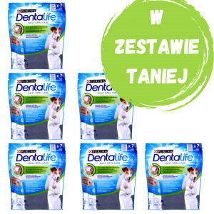 PURINA Dentalife Small - przekąska dentystyczna dla psa - 3x115g + 3x115g GRATIS!