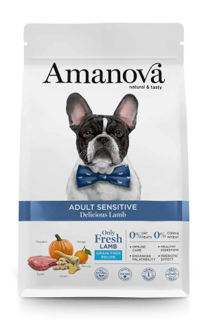 AMANOVA Adult Sensitive Delicious Lamb - sucha karma dla psa - 2 kg