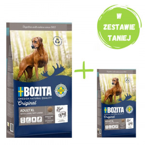 BOZITA Original Adult XL z Jagnięciną - sucha karma dla psa - 12kg + GRATIS!