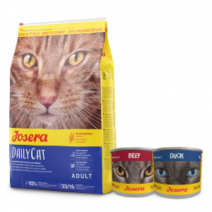 JOSERA DailyCat - sucha karma dla kotów - 10kg + GRATIS!