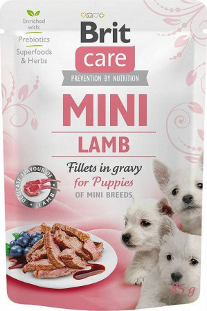 BRIT Care Mini Puppy Lamb - mokra karma dla psa - 85g