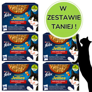 PURINA Felix Sensation: wiejskie smaki - karma dla kota - 120x85 g