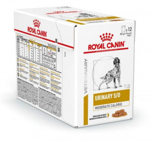 ROYAL CANIN Dog Urinary S/O Moderate Calorie - mokra karma dla psa - 12 x 100g