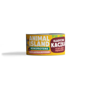 ANIMAL ISLAND Monoproteina Kaczka - mokra karma dla kota - 100g