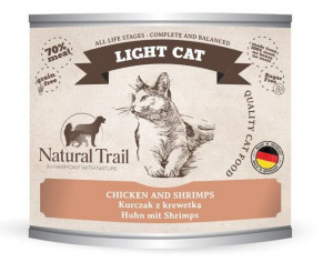 NATURAL TRAIL Light Cat Kurczak z krewetką - mokra karma dla kota - 200g