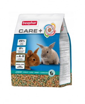 BEAPHAR Care+ Rabbit Junior - karma dla młodych królików - 1,5kg