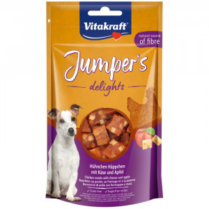 VITAKRAFT Jumper's Delights Kurczak z serem i jabłkiem - przysmak dla psa - 80 g