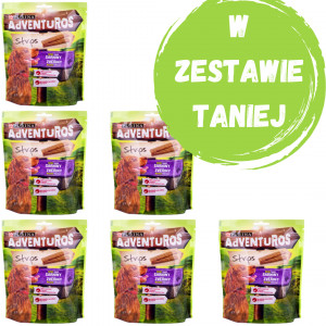 PURINA Adventuros Strips - przysmak dla psa - 3x90g + 3x90g GRATIS!