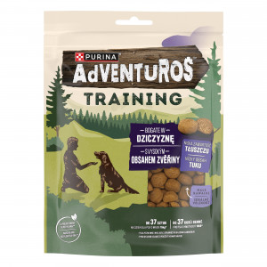 PURINA Adventuros Training dziczyzna - przysmak dla psa - 115g