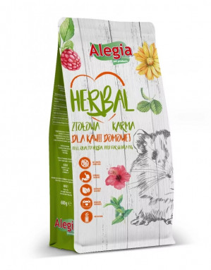 ALEGIA Herbal kawia domowa - sucha karma dla świnki morskiej - 600 g