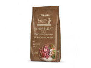 FITMIN Purity Rice Senior & Light Venison - sucha karma dla psa - 2kg