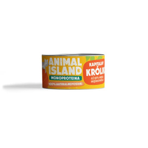 ANIMAL ISLAND Monoproteina Królik - mokra karma dla kota - 100g