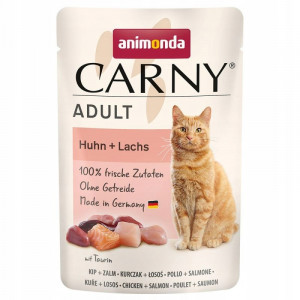 Animonda Carny Adult Pouch Chicken,Salmon 85g