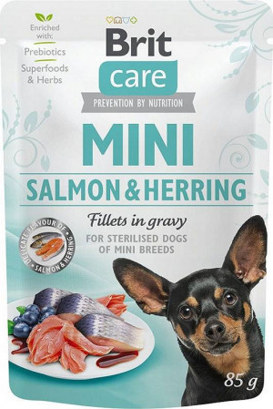 BRIT Care Mini Salmon & Herring - mokra karma dla psa - 85g