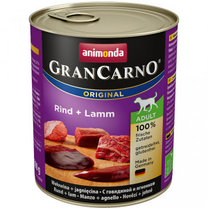 ANIMONDA Grancarno Adult wołowina i jagnięcina - mokra karma dla psa - 800 g