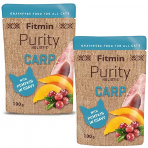 FITMIN Purity Karp - mokra karma dla kota - 100g + GRATIS!