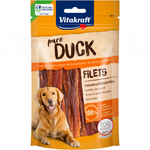 VITAKRAFT Pure Duck Fillets - przysmak dla psa - 80 g