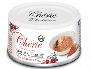 CHERIE Urinary care Tuńczyk z marchewką - mokra karma dla kota - 80g