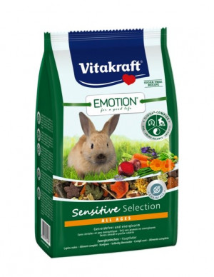 VITAKRAFT EMOTION Sensitive - sucha karma dla królika - 600 g