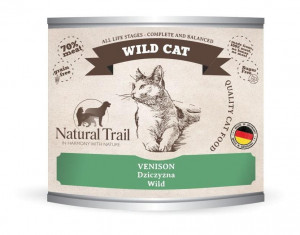 NATURAL TRAIL Wild Cat Dziczyzna - mokra karma dla kota - 200g