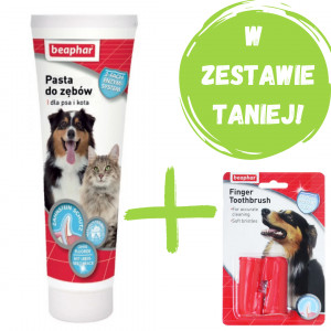 BEAPHAR - pasta do zębów dla psa i kota - 100g + GRATIS!