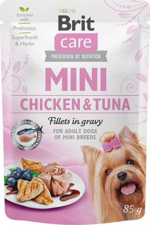 BRIT Care Mini Chicken & Tuna - mokra karma dla psa - 85g