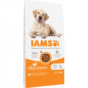 IAMS for Vitality Senior Large Breed Kurczak - sucha karma dla psa - 12 kg