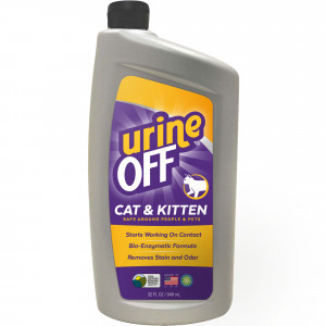 urineOFF Cat & Kitten - spray do usuwania plam moczu - 946ml