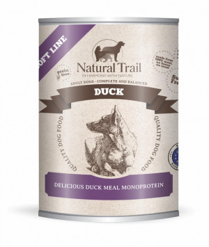 NATURAL TRAIL Duck Soft Line - mokra karma dla psa - 800g