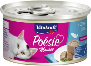 VITAKRAFT Poesie Mousse Łosoś - mokra karma dla kota - 85 g