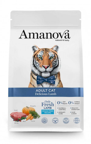 AMANOVA Adult Cat Delicious Lamb - sucha karma dla kota - 1,5 kg