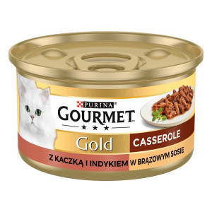 Gourmet Gold mokra karma dla kota z kaczką i indykiem 85g