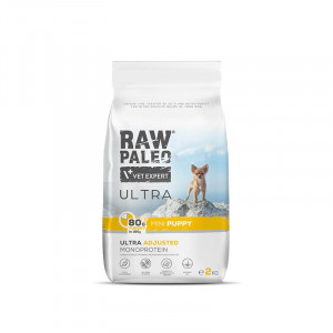 VETEXPERT Raw Paleo Ultra Mini Puppy Indyk - sucha karma dla szczeniąt - 2kg