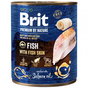 BRIT Premium by nature Fish with fish skin - mokra karma dla psa - 800g