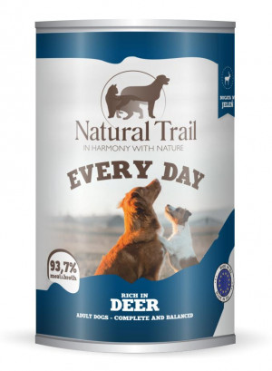 NATURAL TRAIL Every Day Bogata w jelenia - mokra karma dla psa - 400g