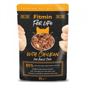 FITMIN for life Adult Kurczak - mokra karma dla kota - 85 g