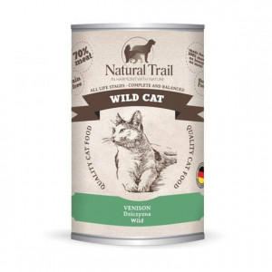 NATURAL TRAIL Wild Cat Dziczyzna - mokra karma dla kota - 400g