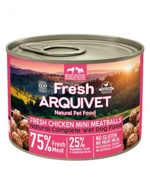 ARQUIVET Fresh Chicken Mini Meatballs - mokra karma dla psa - 200g