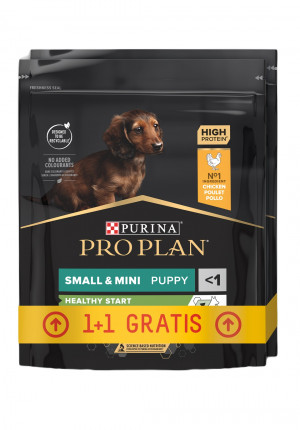 PURINA Healthy Start Small & Mini Puppy Kurczak - sucha karma dla psa - 700g + 700g