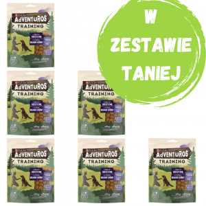 PURINA Adventuros Training dziczyzna - przysmak dla psa - 3x115g + 3x115g GRATIS!